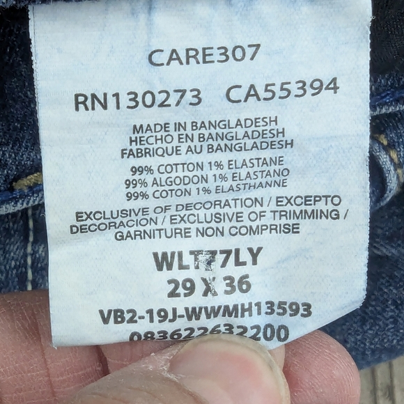 Wrangler Straight Jeans Retro Slim Boot Fit - Picture 6 of 16